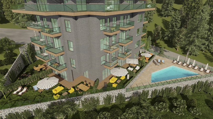 Investment project in the center of Alanya
