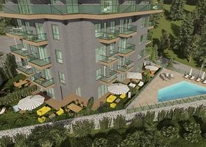 Investment project in the center of Alanya