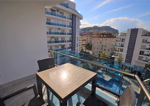 prime location - well managed complex - 2 bedroom apt - Alanya Center 
