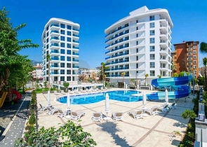 prime location - well managed complex - 2 bedroom apt - Alanya Center 
