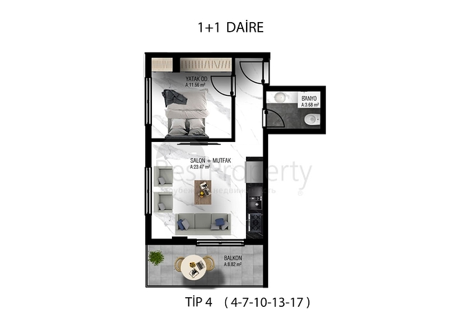 Investor deal - under construction project in Oba / Alanya 