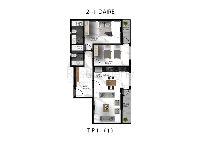 Investor deal - under construction project in Oba / Alanya 