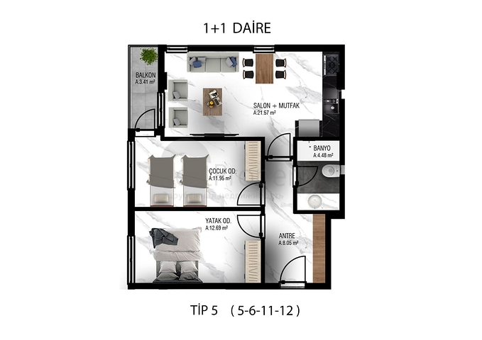 Investor deal - under construction project in Oba / Alanya 