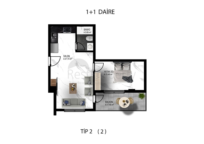 Investor deal - under construction project in Oba / Alanya 