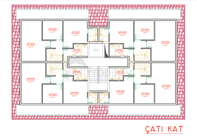 Modest Building - Under construction complex - In Oba / Alanya 