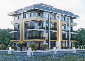 Modest Building - Under construction complex - In Oba / Alanya 