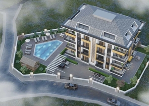 Modest Building - Under construction complex - In Oba / Alanya 