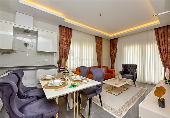 Buy Property in Alanya - 1 bedroom apt - under construction - Oba / Alanya 