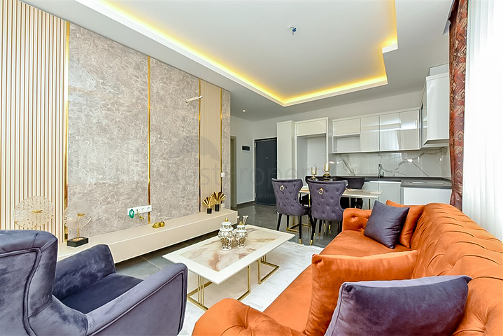 Buy Property in Alanya - 1 bedroom apt - under construction - Oba / Alanya 