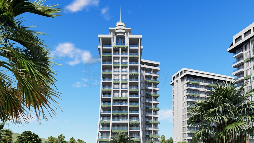 High floor -Best Deal - 1 bedroom apt -in Mahmutlar / Alanya 