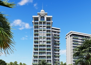 High floor -Best Deal - 1 bedroom apt -in Mahmutlar / Alanya 