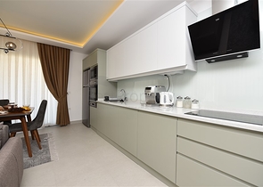 Beach Front complex - 2 bedroom apt - in Kestel / Alanya 