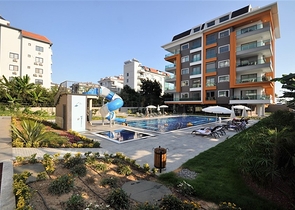 Beach Front complex - 2 bedroom apt - in Kestel / Alanya 