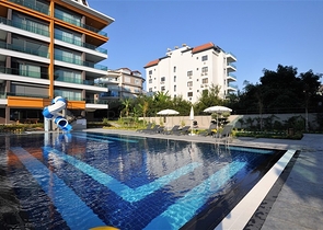 Beach Front complex - 2 bedroom apt - in Kestel / Alanya 