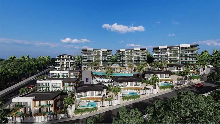 Greenery lifestyle - Under construction project - Kargicak / Alanya 