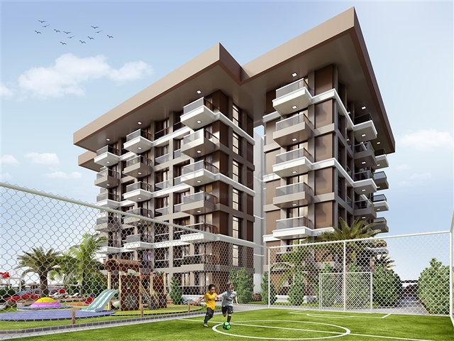 A new complex under construction in a promising area of Gazipasa