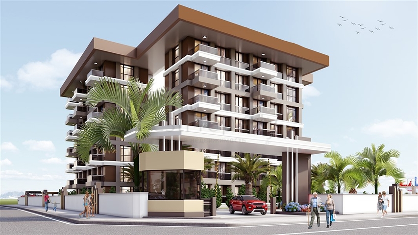 A new complex under construction in a promising area of Gazipasa