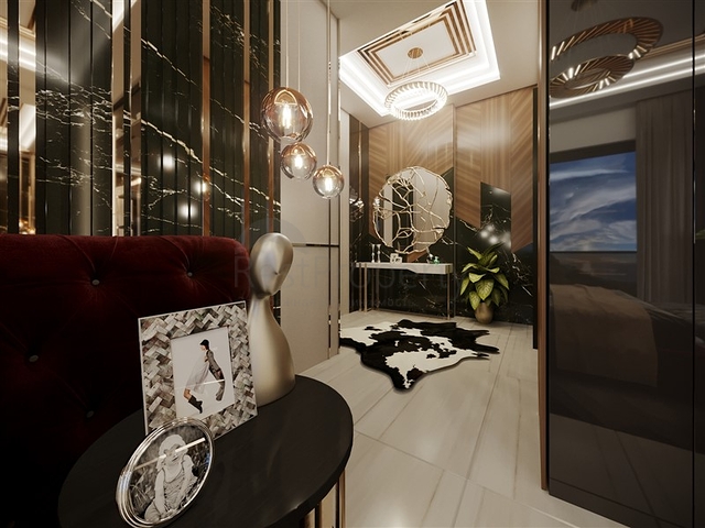 Luxury life style - Sea and Castle view - 4 bedroom Villa - in Alanya 