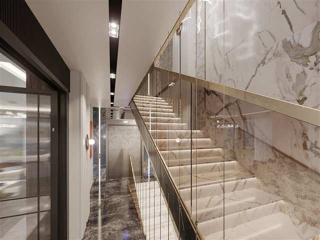 Luxury life style - Sea and Castle view - 4 bedroom Villa - in Alanya 