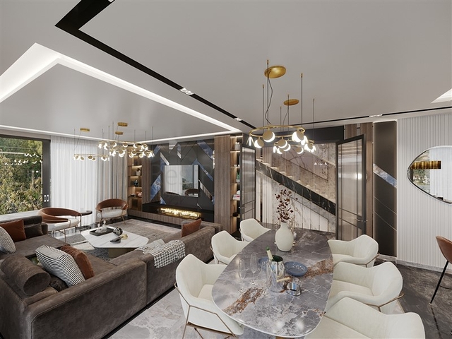 Luxury life style - Sea and Castle view - 4 bedroom Villa - in Alanya 