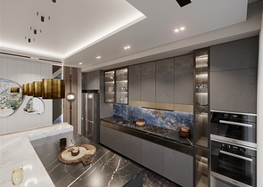 Luxury life style - Sea and Castle view - 4 bedroom Villa - in Alanya 