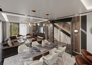 Luxury life style - Sea and Castle view - 4 bedroom Villa - in Alanya 