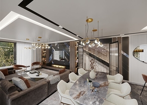 Luxury life style - Sea and Castle view - 4 bedroom Villa - in Alanya 