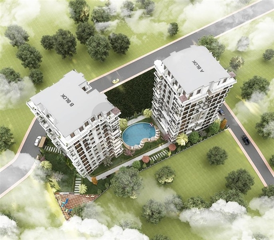 A new investment project in the very center of Alanya