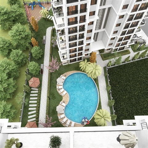 A new investment project in the very center of Alanya