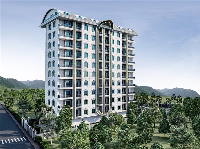 A new project in the center of Mahmutlar