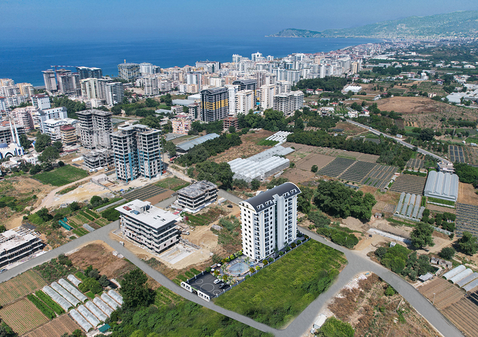 A new project in the center of Mahmutlar