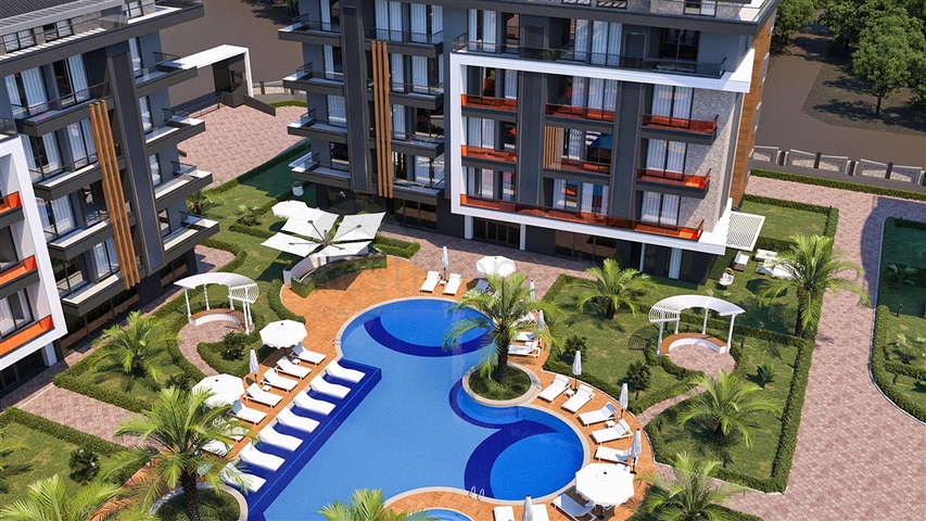 Modern Style - Payment plan -Under construction project in Oba / Alanya 