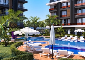 Modern Style - Payment plan -Under construction project in Oba / Alanya 