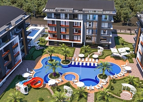 Modern Style - Payment plan -Under construction project in Oba / Alanya 
