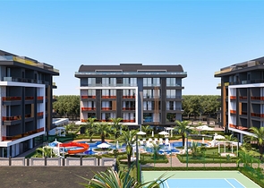 Modern Style - Payment plan -Under construction project in Oba / Alanya 
