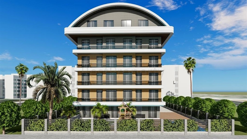 New project in the center of Alanya, 350 m from the sea 