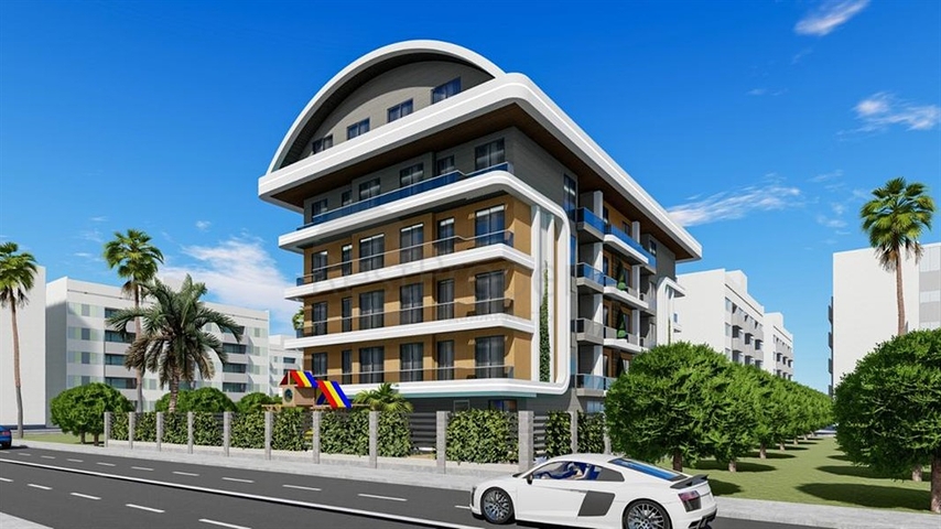 New project in the center of Alanya, 350 m from the sea 