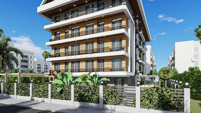 New project in the center of Alanya, 350 m from the sea 