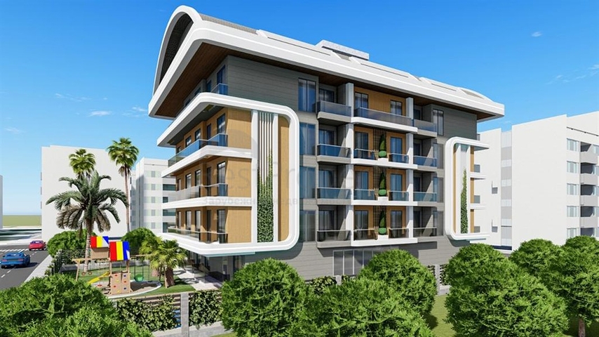 New project in the center of Alanya, 350 m from the sea 