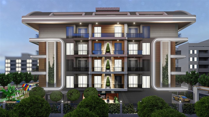 New project in the center of Alanya, 350 m from the sea 