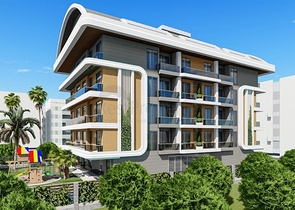 New project in the center of Alanya, 350 m from the sea 