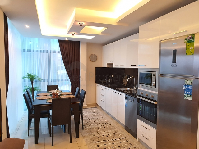 2+1 apartment with sea view in Cikcilli area