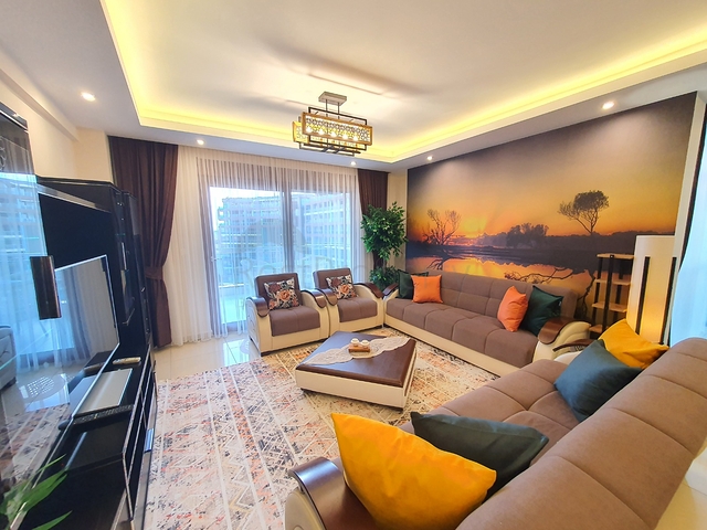 2+1 apartment with sea view in Cikcilli area