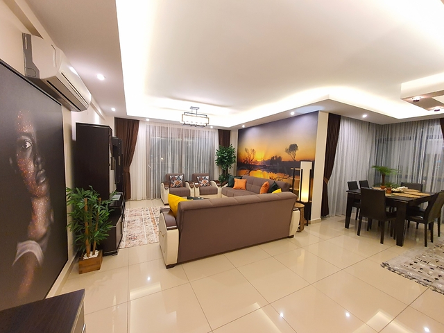 2+1 apartment with sea view in Cikcilli area