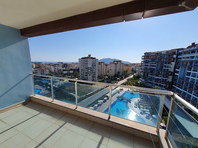 2+1 apartment with sea view in Cikcilli area