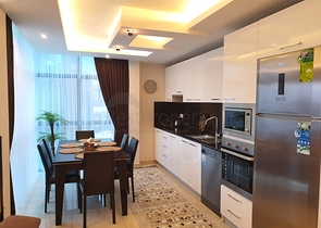 2+1 apartment with sea view in Cikcilli area