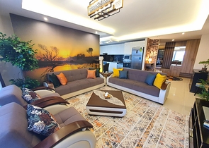 2+1 apartment with sea view in Cikcilli area