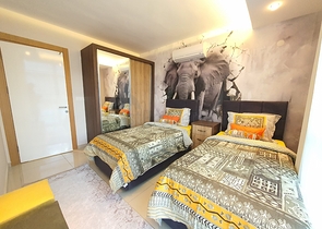 2+1 apartment with sea view in Cikcilli area