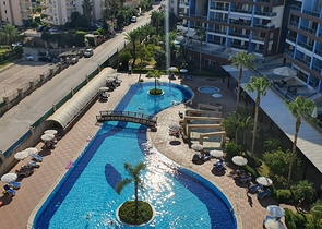 2+1 apartment with sea view in Cikcilli area