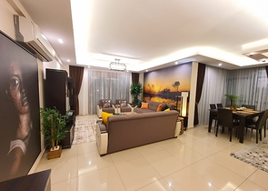 2+1 apartment with sea view in Cikcilli area